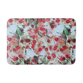 Tapete De Banheiro Ponto de Bolinhas Sujo Rosa Vermelho Decadência Gr