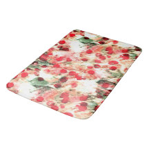 Ponto de Bolinhas Sujo Rosa Vermelho Grunge