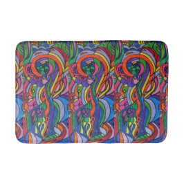 Tapete De Banheiro Pop Art Bath Mat