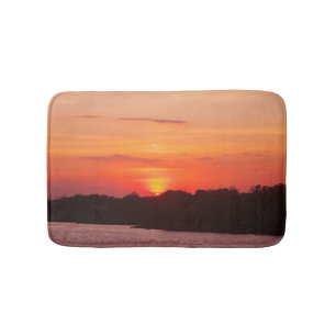 Tapete De Banheiro pôr do sol Savannah