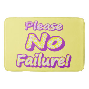 Tapete De Banheiro "Por Favor, Sem Falhas!" Design bonito. Compre ago