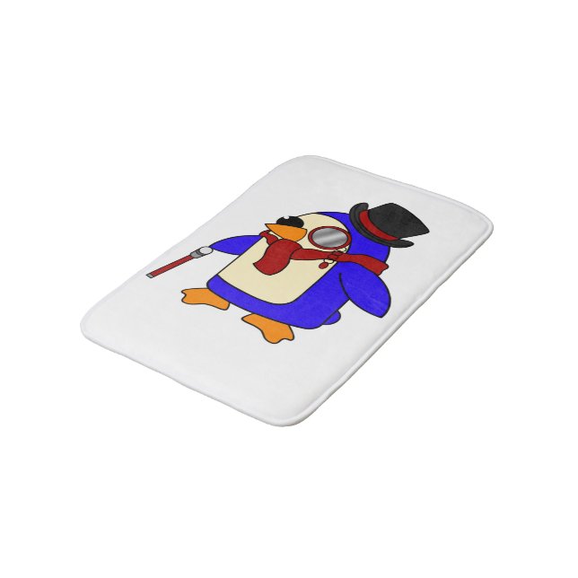 Tapete De Banheiro Posh Red Penguin (Angulado)