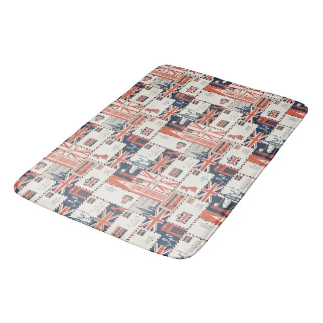 Tapete De Banheiro Posto Londres Bath Mat (Angulado)