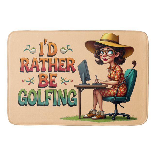 Tapete De Banheiro Preferencialmentes Engraçadas Ficam Batendo Por El (Frente)