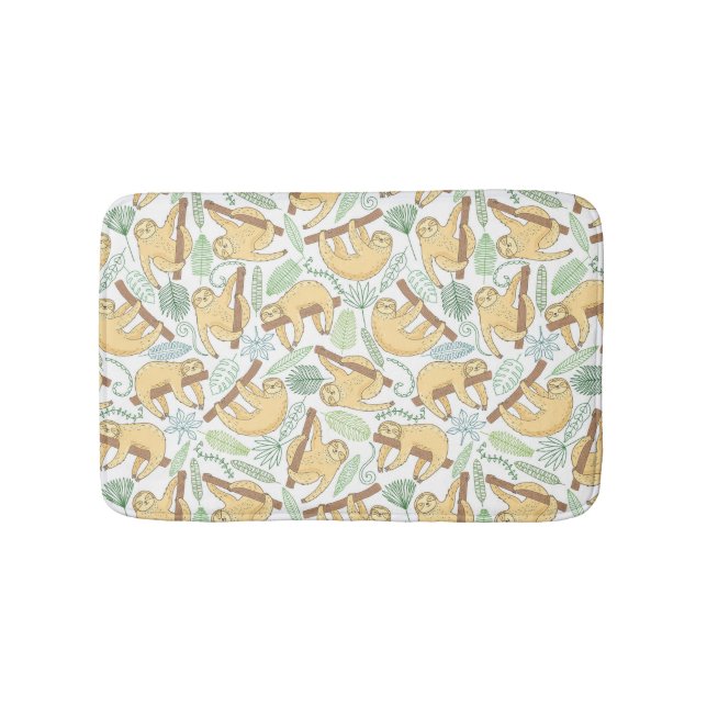 Tapete De Banheiro Preguiças de suspensão (frente)