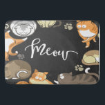 Tapete De Banheiro Presente de natal de amante de gatos-do-mato<br><div class="desc">O presente de Natal de amante de gatos de carneiro é um design. presente de excelente para todos os amantes de animais de estimação e gatos.</div>