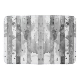 Tapete De Banheiro Preto e Branco de Cores Aquáticas com Strike