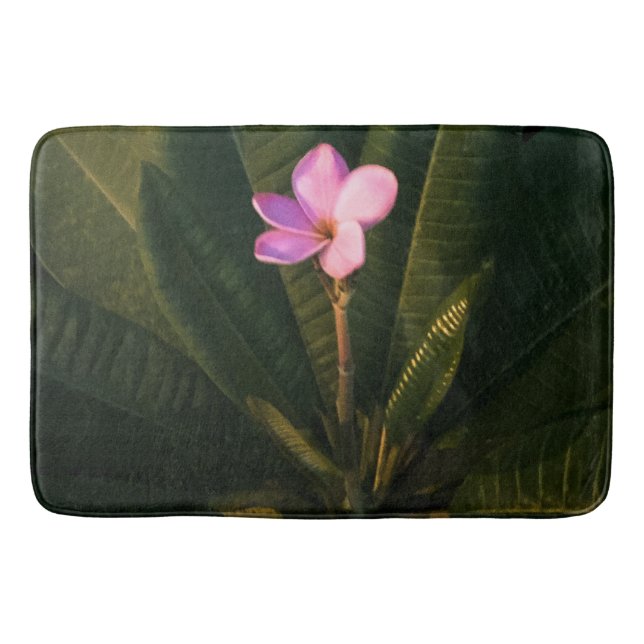 Tapete De Banheiro Primeiro Bloom, Plumeria (Frente)
