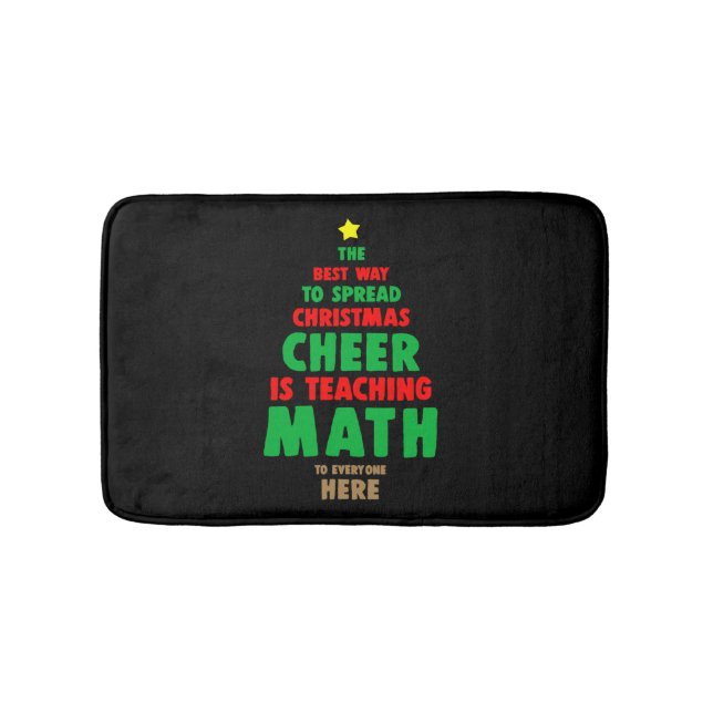 Tapete De Banheiro Professor de Matemática de Natal (frente)