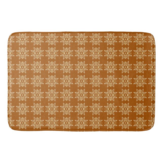 Tapete De Banheiro Profundo Dourado com amarelo (Frente)