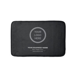 Tapete De Banheiro Promocional Elegante de logotipo empresarial minim