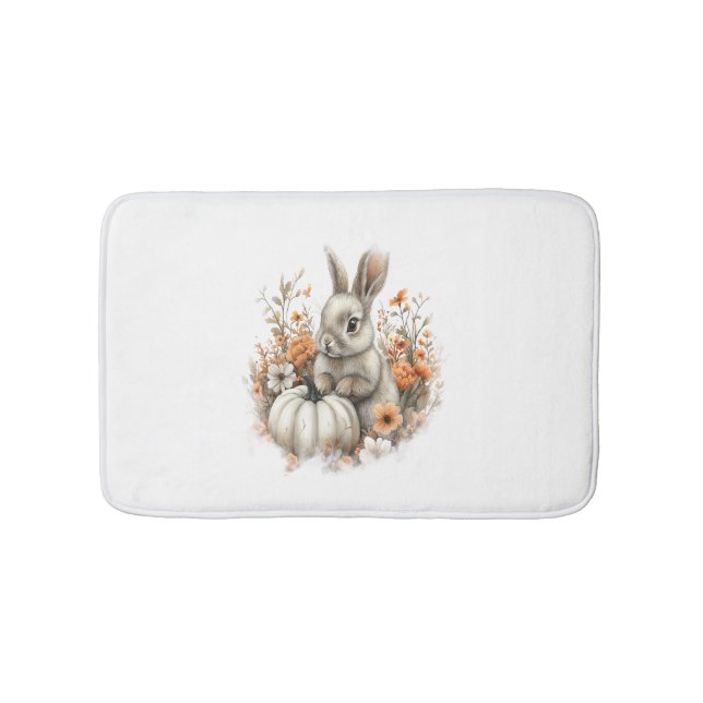 Tapete De Banheiro Pumpkin De Camisa De Bunny (frente)