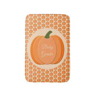 Tapete De Banheiro Pumpkin Neutro De Gênero Laranja Correto