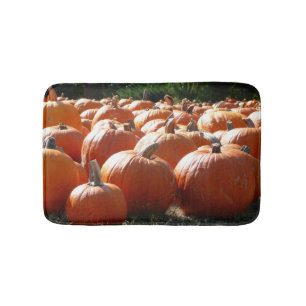 Tapete De Banheiro Pumpkins Foto para Queda, Dia das Bruxas ou Ação d