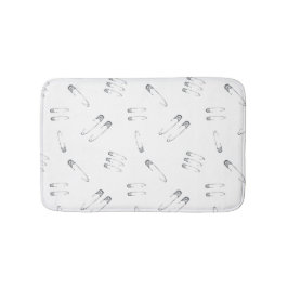 Tapete De Banheiro Punk De Pinos De Segurança Do Grunge Do gótico Pun