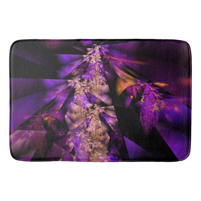 Tapete De Banheiro Purple leaves (Frente)