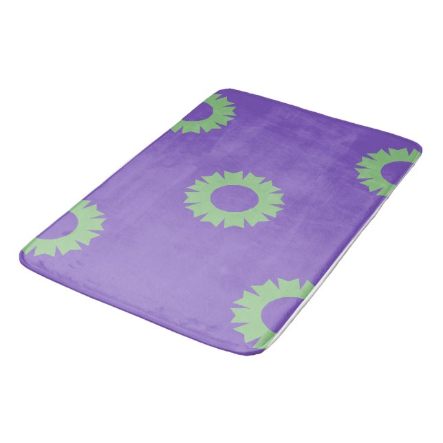 Tapete De Banheiro Purple Sage Geo (Angulado)