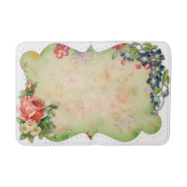 Tapete De Banheiro Quadro da Flor