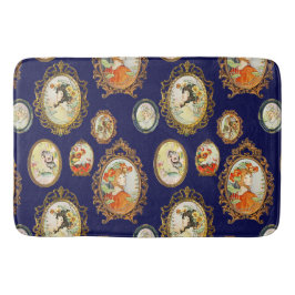 Tapete De Banheiro Quadros de Flores Modernas de Arte Vintage Nouveau