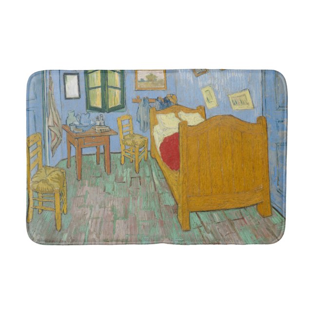 Tapete De Banheiro Quarto de Van Gogh em Arles - Clássico Amarelo & A (Frente)