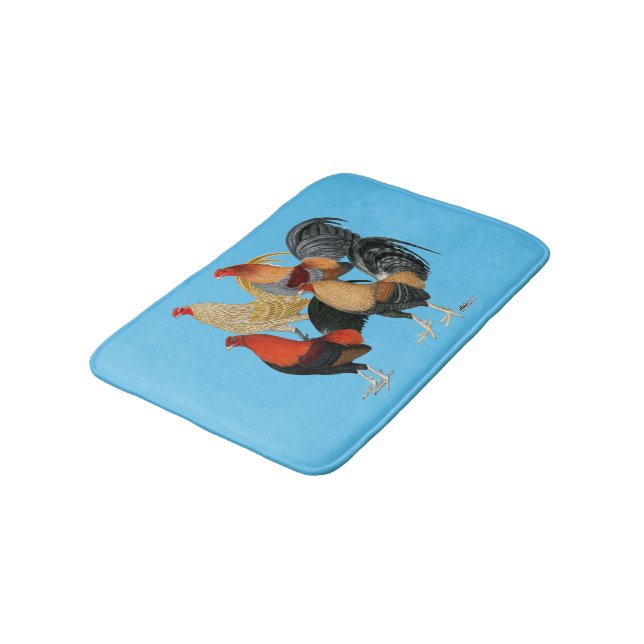 Tapete De Banheiro Quatro Gamecocks (Angulado)