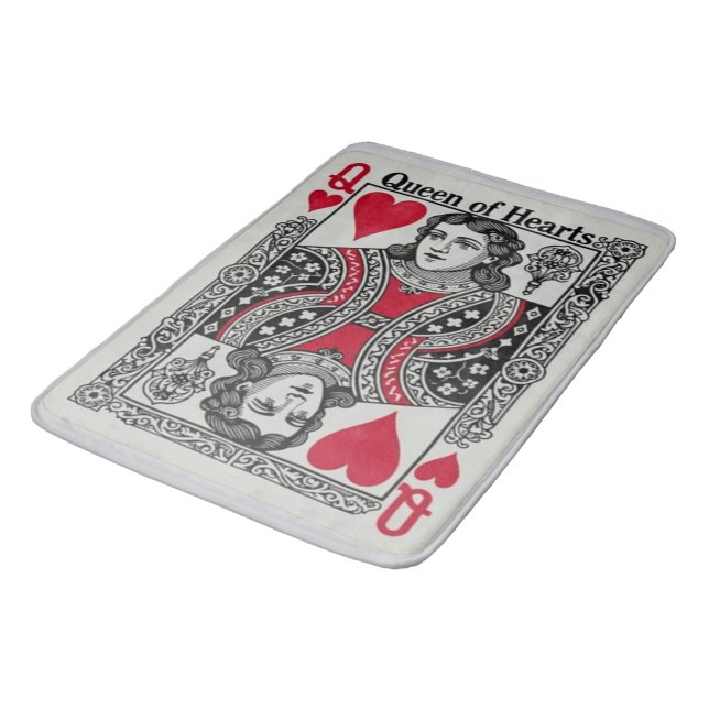 TAPETE DE BANHEIRO QUEEN OF HEARTS (Angulado)