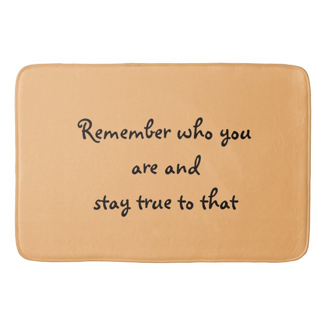 Tapete De Banheiro Quem você é (Frente)