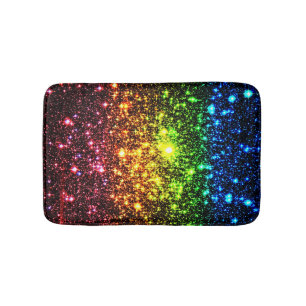Tapete De Banheiro Rainbow Galaxy Bathmat