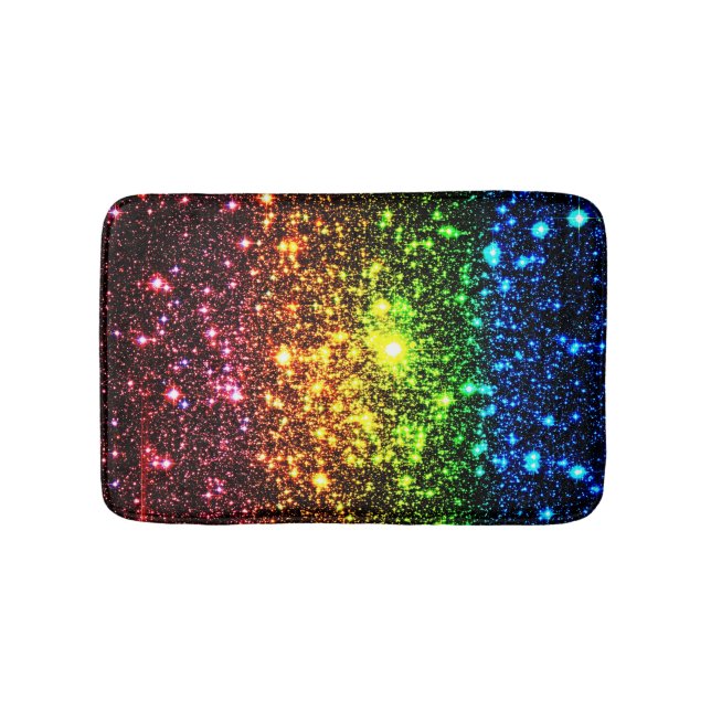 Tapete De Banheiro Rainbow Galaxy Bathmat (frente)