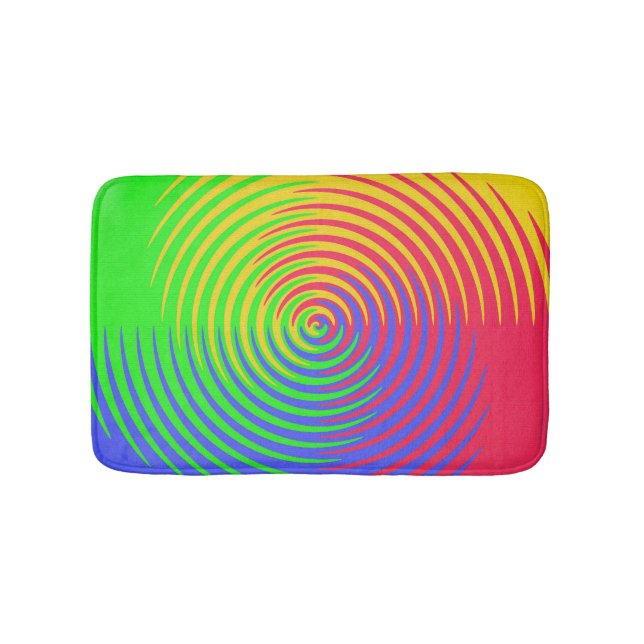 Tapete De Banheiro Rainbow Spiral Bath Mats (frente)