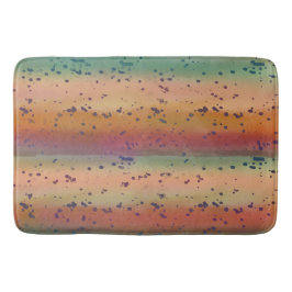 Tapete De Banheiro Rainbow Trout Fish Skin Fun Speckled Pattern 