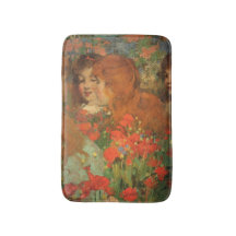 Raparigas com papagaios vermelhos (por George Henr