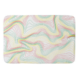 Tapete De Banheiro Rasta Waves