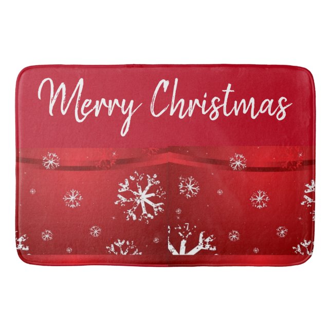 TAPETE DE BANHEIRO RECOLHA DE NATAL DE SUZANNE ELIZABETH - (Frente)