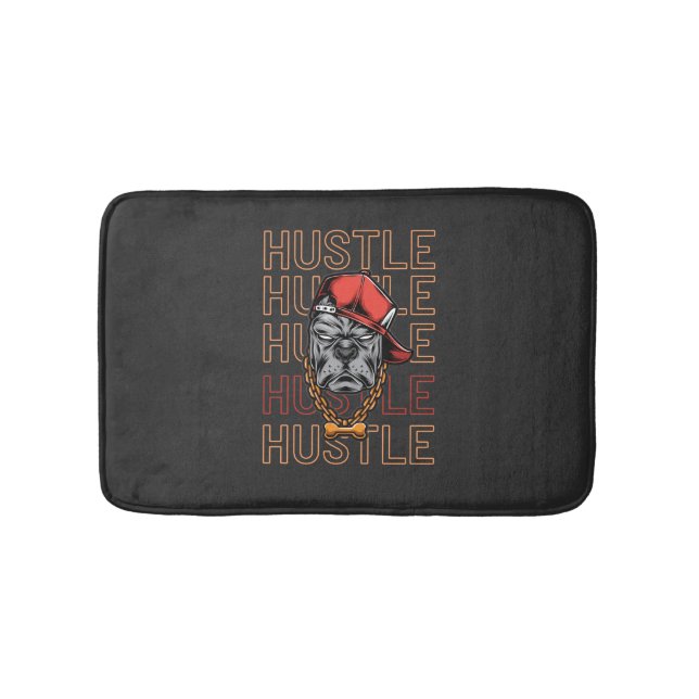 Tapete De Banheiro Red Hat Mad Dog Hustle (frente)