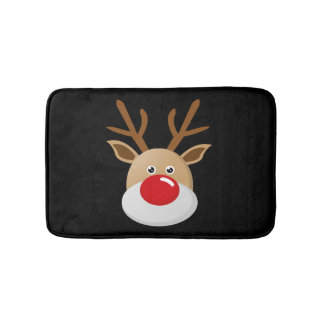 Tapete De Banheiro Reindeer Christmas Deer Rudolf