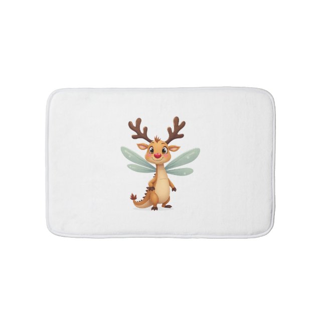 Tapete De Banheiro Reindeer Dragonfly (frente)
