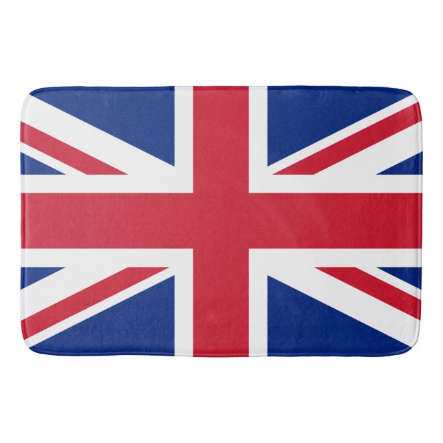Tapete De Banheiro Reino Unido (bandeira britânica) (bandeira da Uniã (Frente)