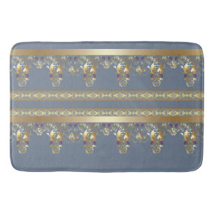 Tapete De Banheiro rendas Douradas