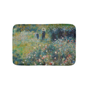 Tapete De Banheiro Renoir - Mulher com Parasol num Jardim