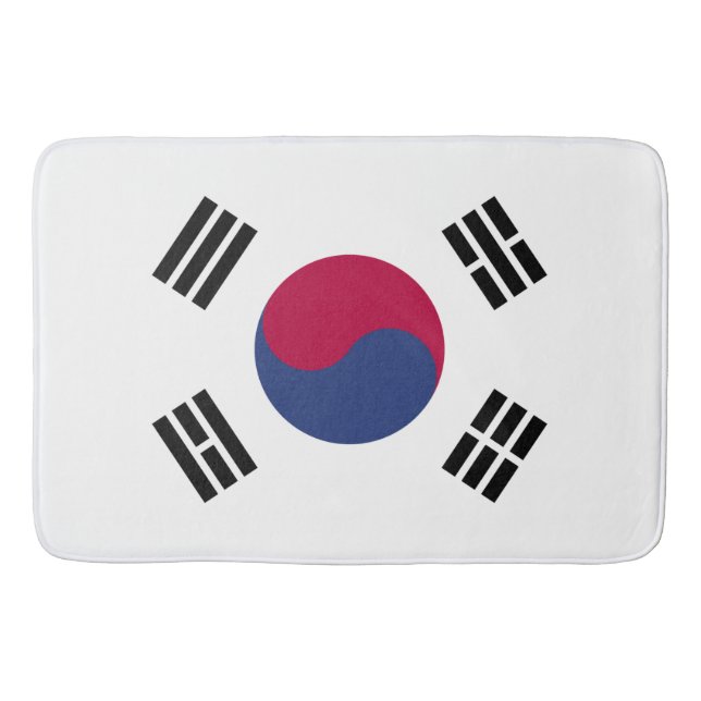 Tapete De Banheiro República da Coreia (Frente)