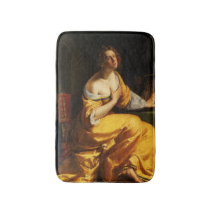 Tapete De Banheiro Retrato de Mary Magdalene (Artemisia Gentileschi)
