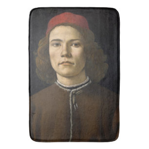 Tapete De Banheiro Retrato de um Jovem (por Sandro Botticelli)