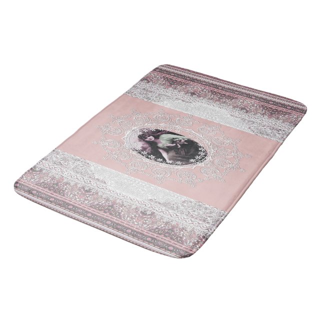 Tapete De Banheiro Retrato e local de colheita (Angulado)