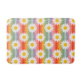 Tapete De Banheiro Retro Daisy
