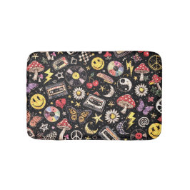 Tapete De Banheiro Retro Grunge Sunshine Bliss