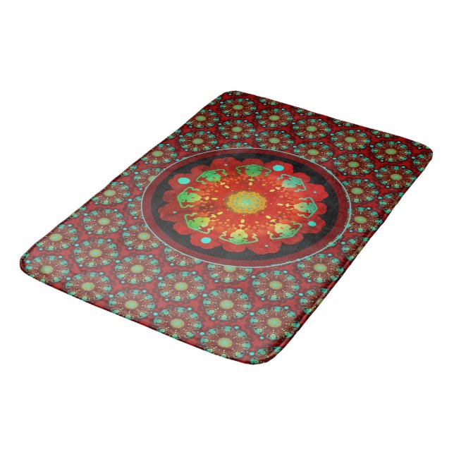 Tapete De Banheiro Rhythms Primal Mandala (Angulado)
