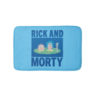 Tapete De Banheiro RICK E MORTY™ | Pequim Através Do Portal