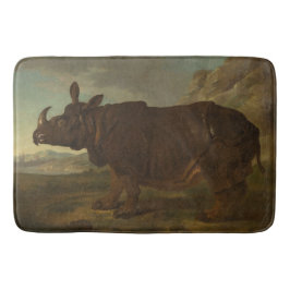 Tapete De Banheiro Rinocerontes (Rhino) (Wild Animal) (por J.B. Oudry