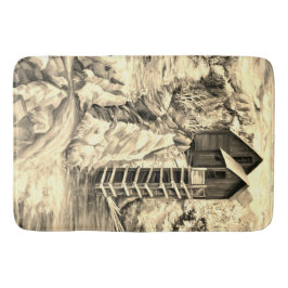 Tapete De Banheiro Rio Colorado Rocky Mountain River Crystal Mill